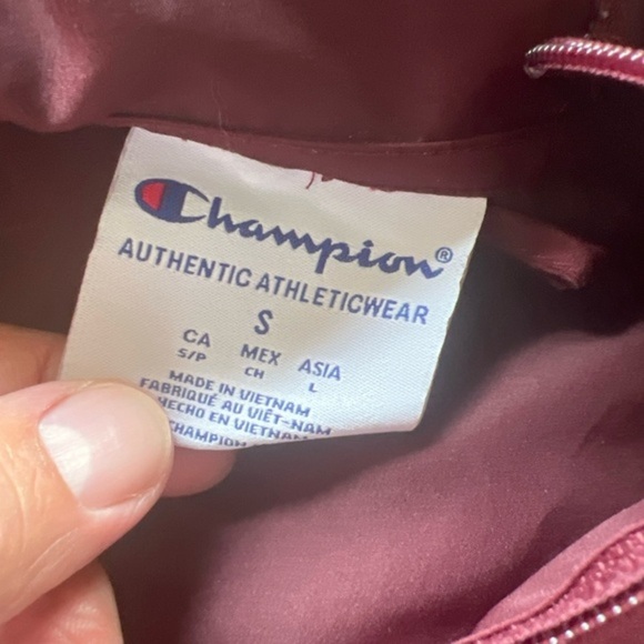 EUC Champion Virginia Tech Hokies Pullover Windbreaker Youth S LS (X) No Draw‎ - Picture 9 of 9